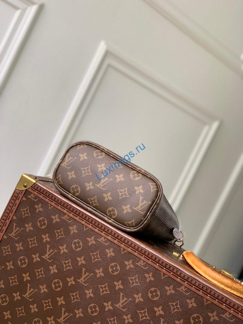 LV M25656 Louis Vuitton Neverfull Bandoulière Inside Out BB Bag Misty Lilac - Image 3