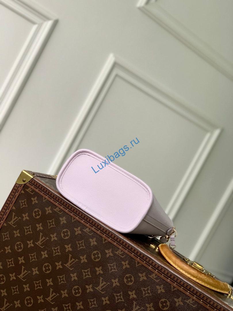 LV M25656 Louis Vuitton Neverfull Bandoulière Inside Out BB Bag Misty Lilac - Image 12