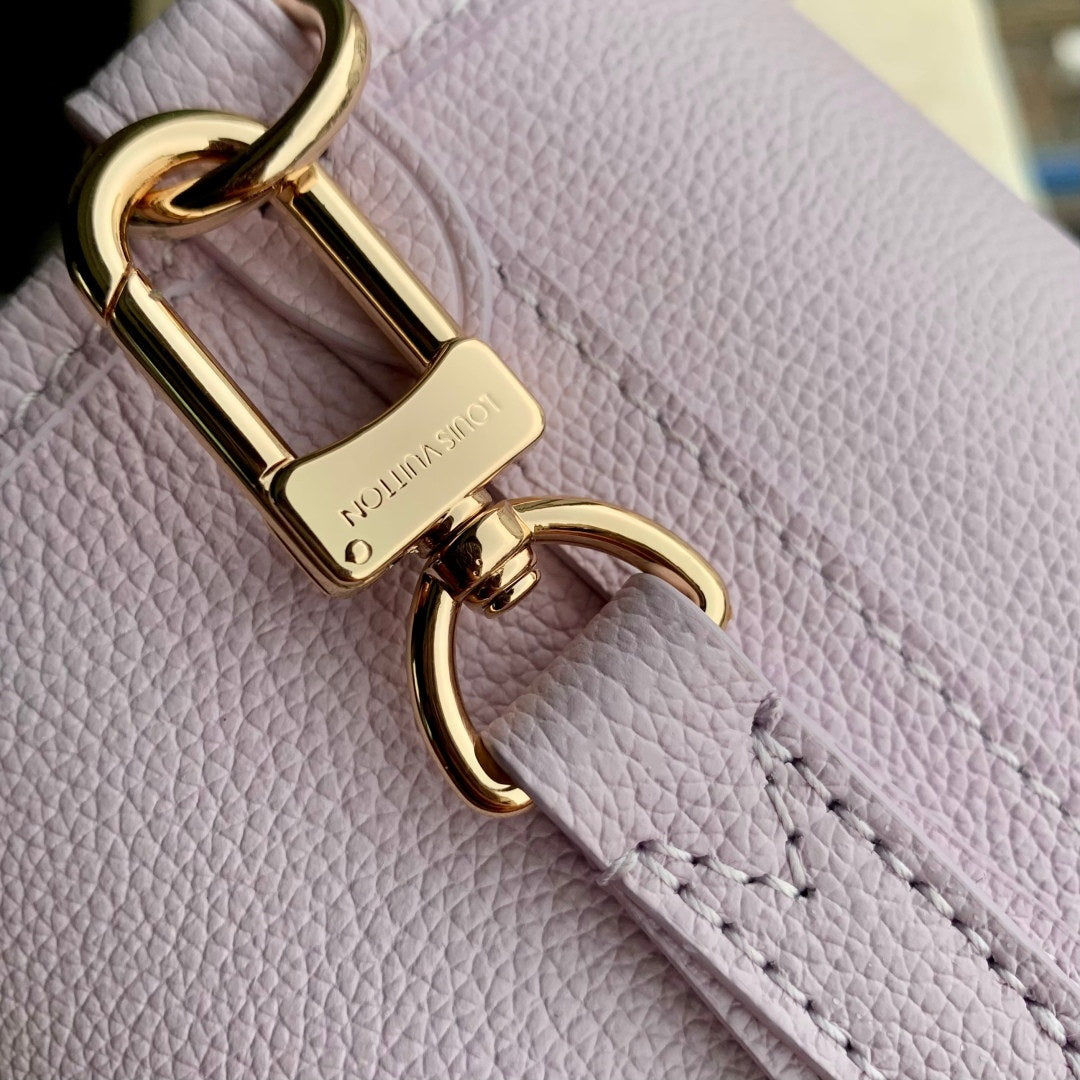 LV M25656 Louis Vuitton Neverfull Bandoulière Inside Out BB Bag Misty Lilac - Image 13