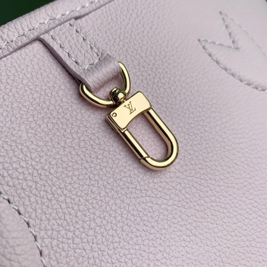 LV M25656 Louis Vuitton Neverfull Bandoulière Inside Out BB Bag Misty Lilac - Image 14