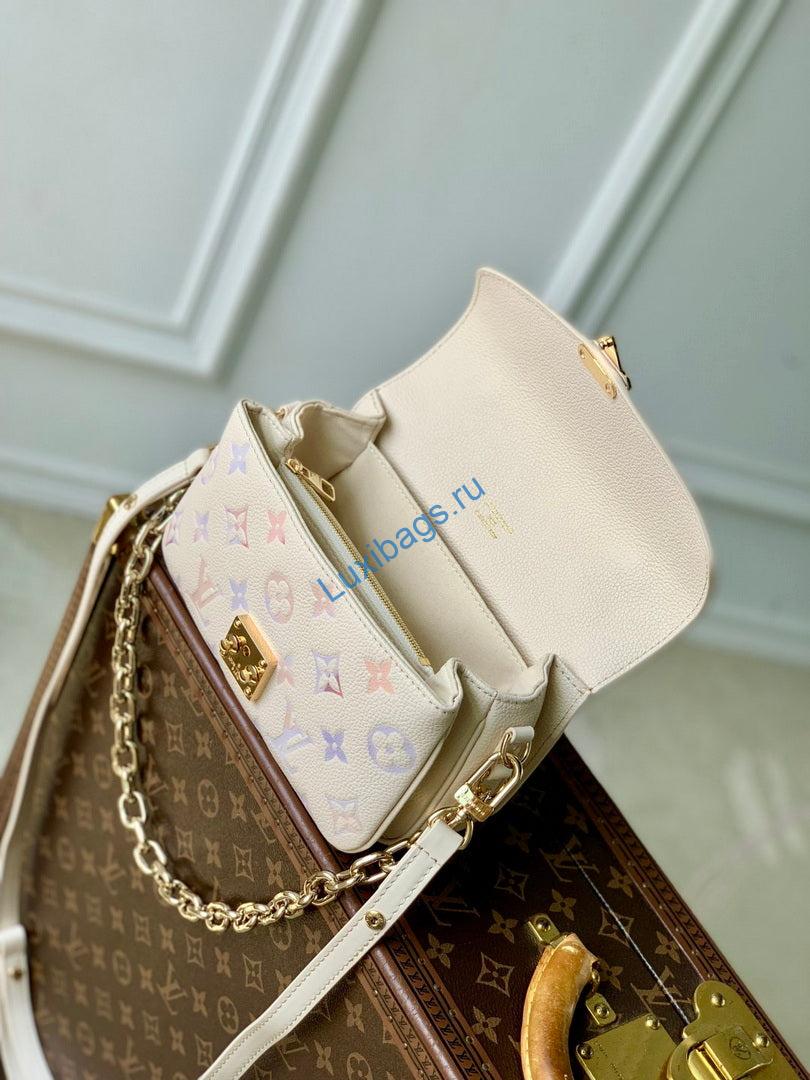LV M25682 Louis Vuitton Pochette Métis East West Dream Cream - Image 8