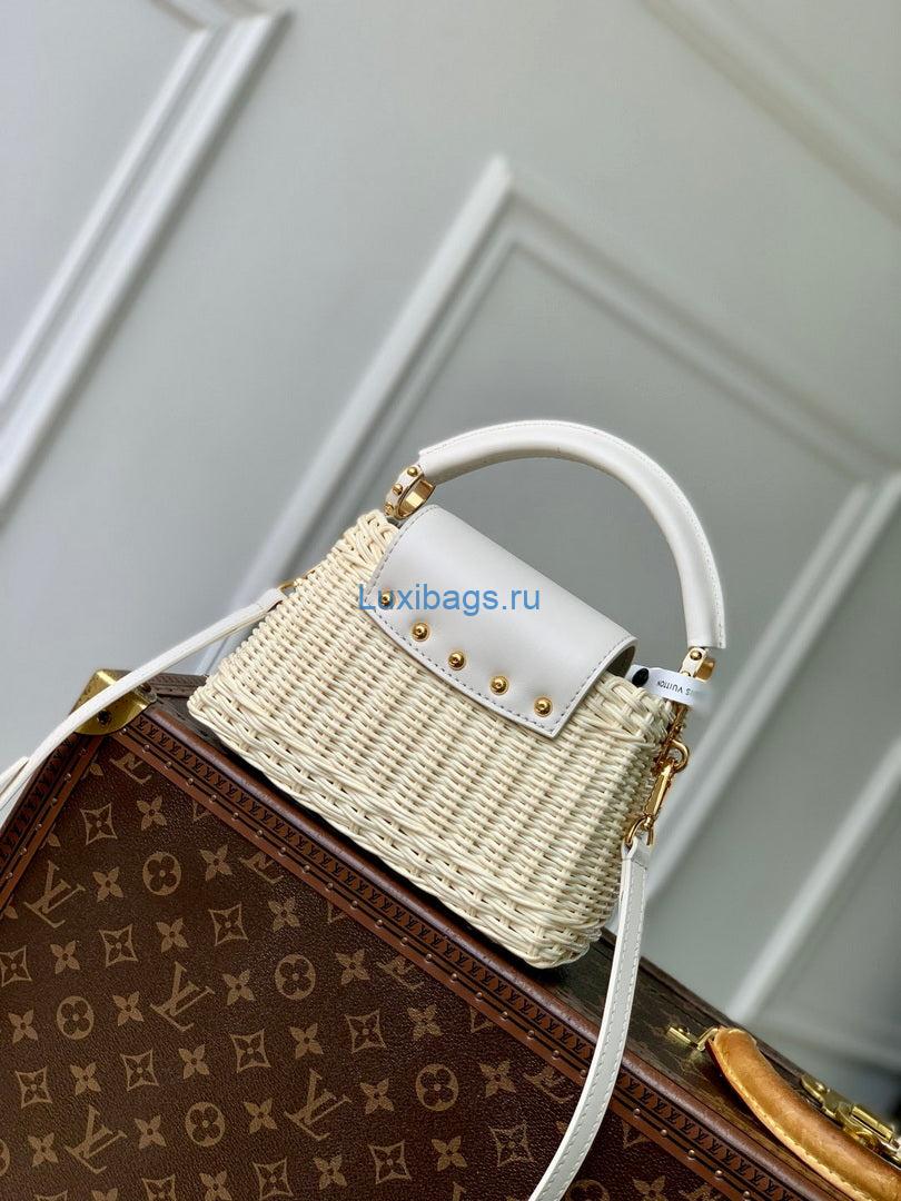 LV M26004 Louis Vuitton Capucines Mini Bag White - Image 2