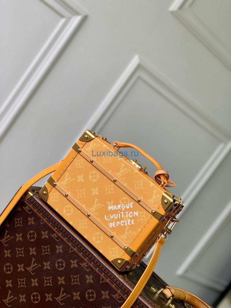 LV M12458 Louis Vuitton Handle Trunk Bag Yellow