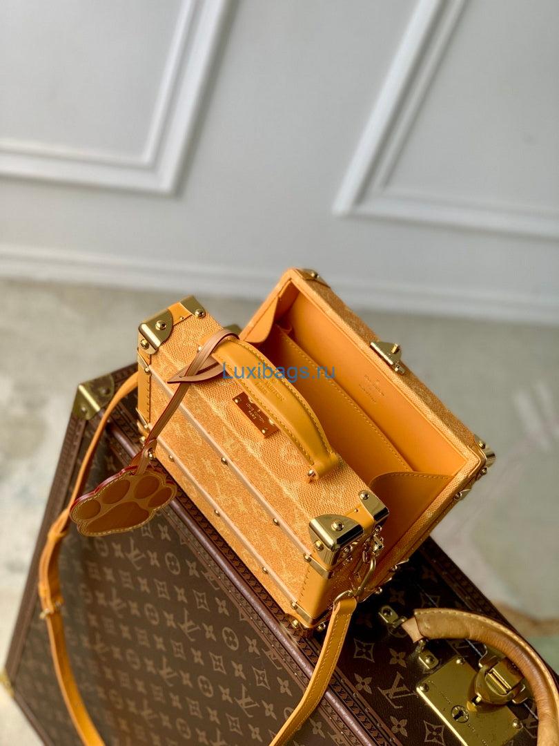 LV M12458 Louis Vuitton Handle Trunk Bag Yellow - Image 4