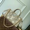 LV M23641 Louis Vuitton OnTheGo East West Tote Bag Bicolor Monogram Empreinte Leather