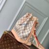 LV N40594 Louis Vuitton Noé BB Bucket Bag White