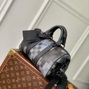 LV M14919 Louis Vuitton Keepall Bandoulière 25 Bag Black
