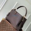 LV M12927 Louis Vuitton Capucines MM Souple Bag Chocolate Brown