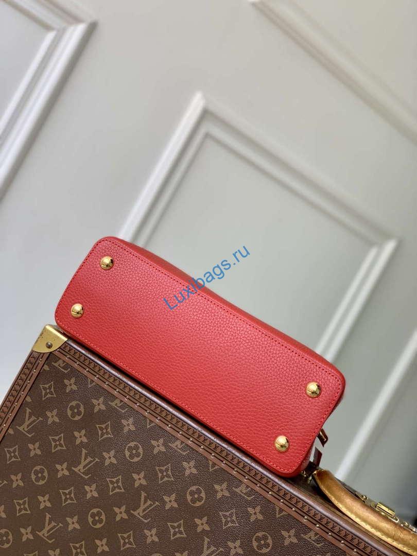 LV M12936 Louis Vuitton Capucines MM Handbag Red - Image 3