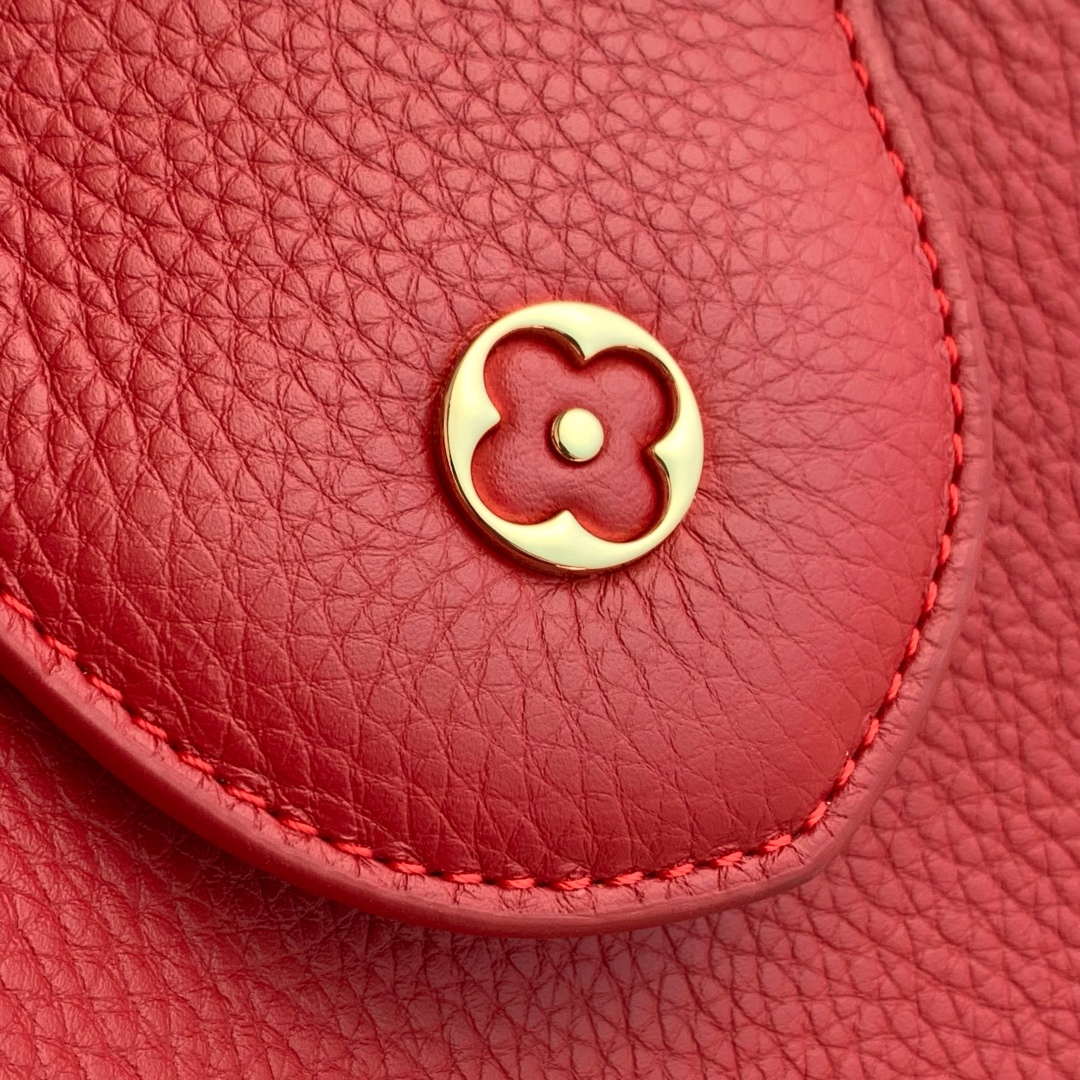 LV M12936 Louis Vuitton Capucines Mini Handbag Red - Image 4