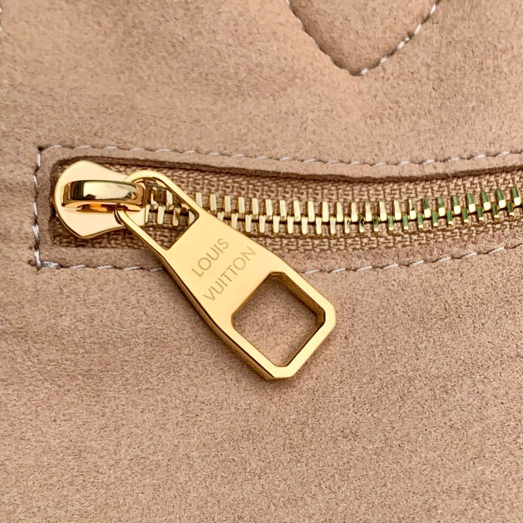 LV M14319 Louis Vuitton Neverfull MM Bag Sand - Image 6