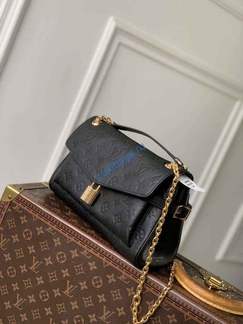 LV M14604 Louis Vuitton Anytime Flap Bag Black