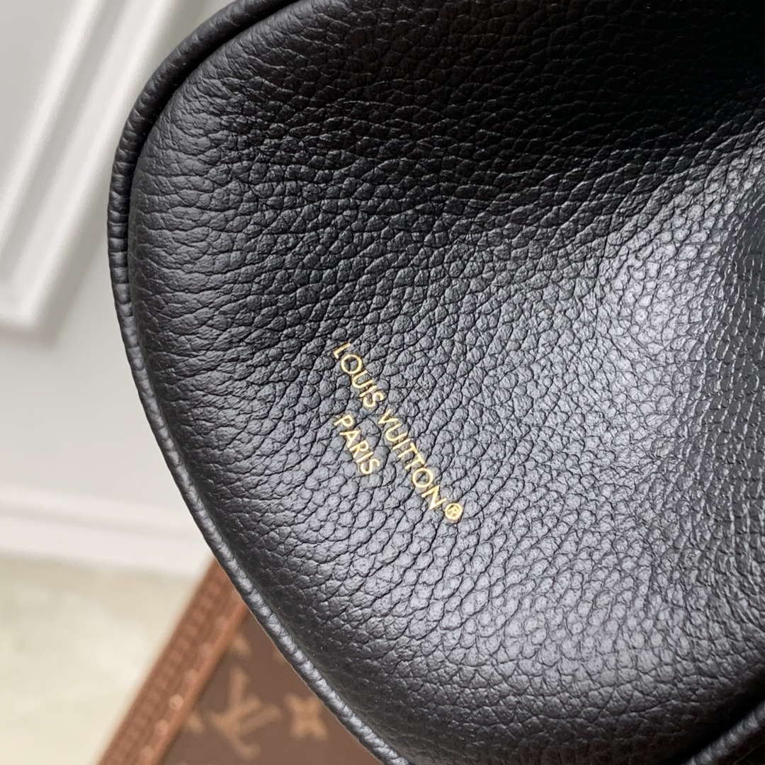 LV M14604 Louis Vuitton Anytime Flap Bag Black - Image 6