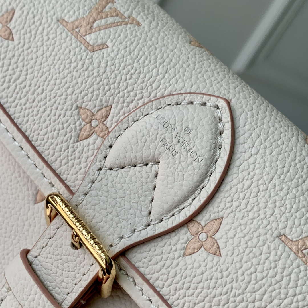 LV M13642 Louis Vuitton Nano Diane Handbag Bicolor Eden - Image 4