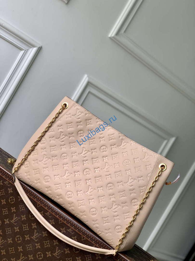 LV M14324 Louis Vuitton Anytime MM Cowhide Leather Bag Sand - Image 2