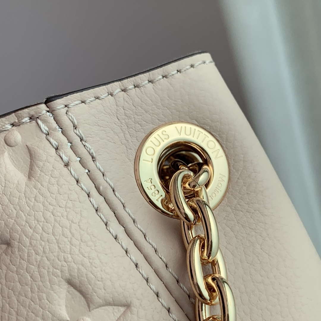 LV M14659 Louis Vuitton Anytime PM Cowhide Leather Bag Sand - Image 5