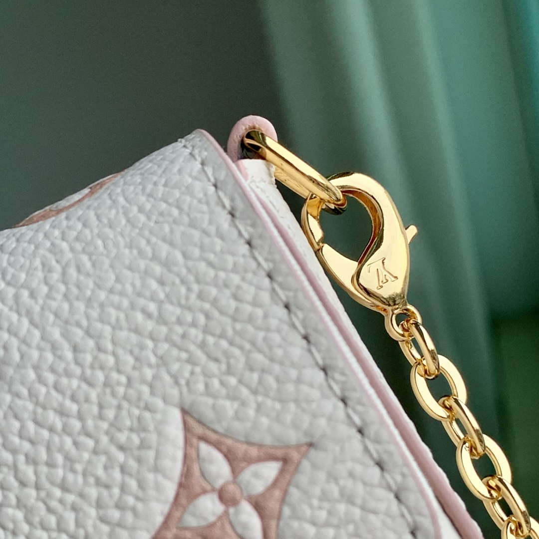 LV M14968 Louis Vuitton Félicie Pochette Bag Bicolor Eden - Image 8