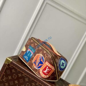 LV M14744 Louis Vuitton Toiletry Bag 2 Compartments Monogram