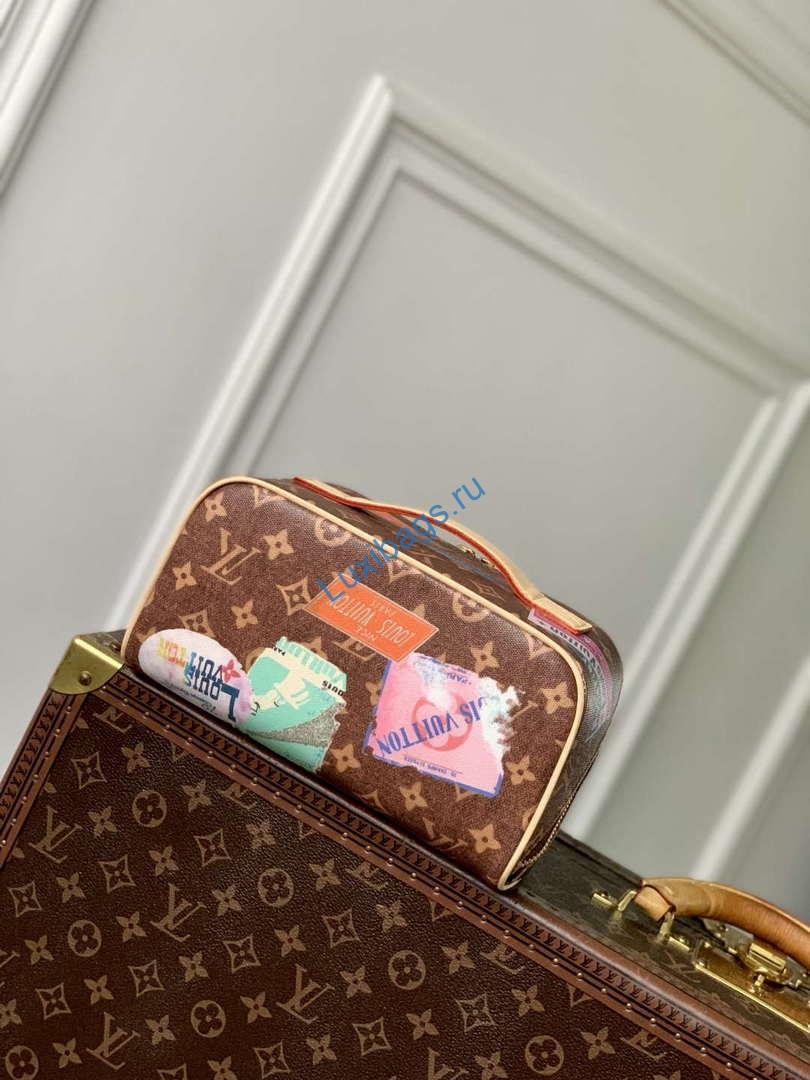 LV M14744 Louis Vuitton Toiletry Bag 2 Compartments Monogram - Image 2