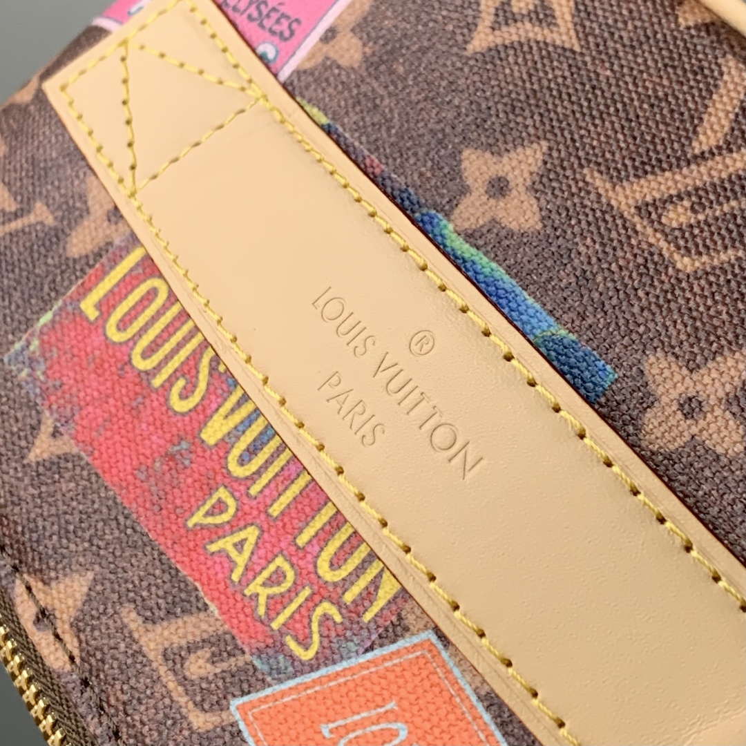 LV M14744 Louis Vuitton Toiletry Bag 2 Compartments Monogram - Image 4