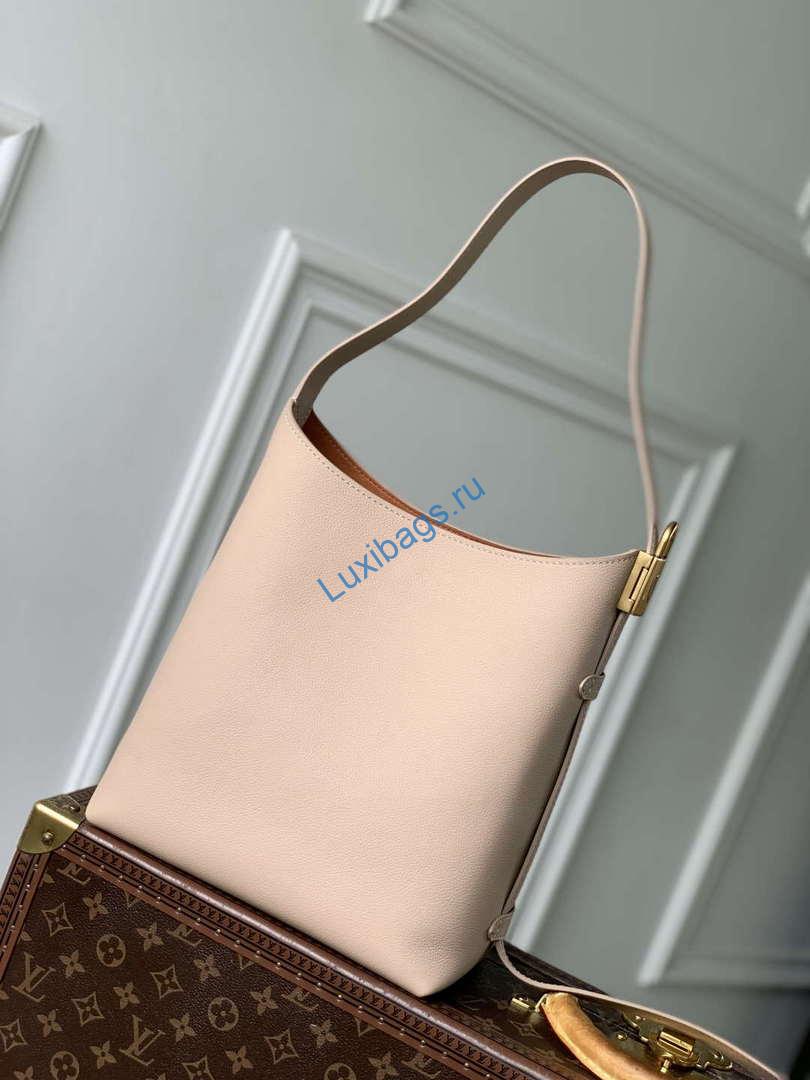 LV M14265 Louis Vuitton Low Key Hobo PM Bag Walnut - Image 2