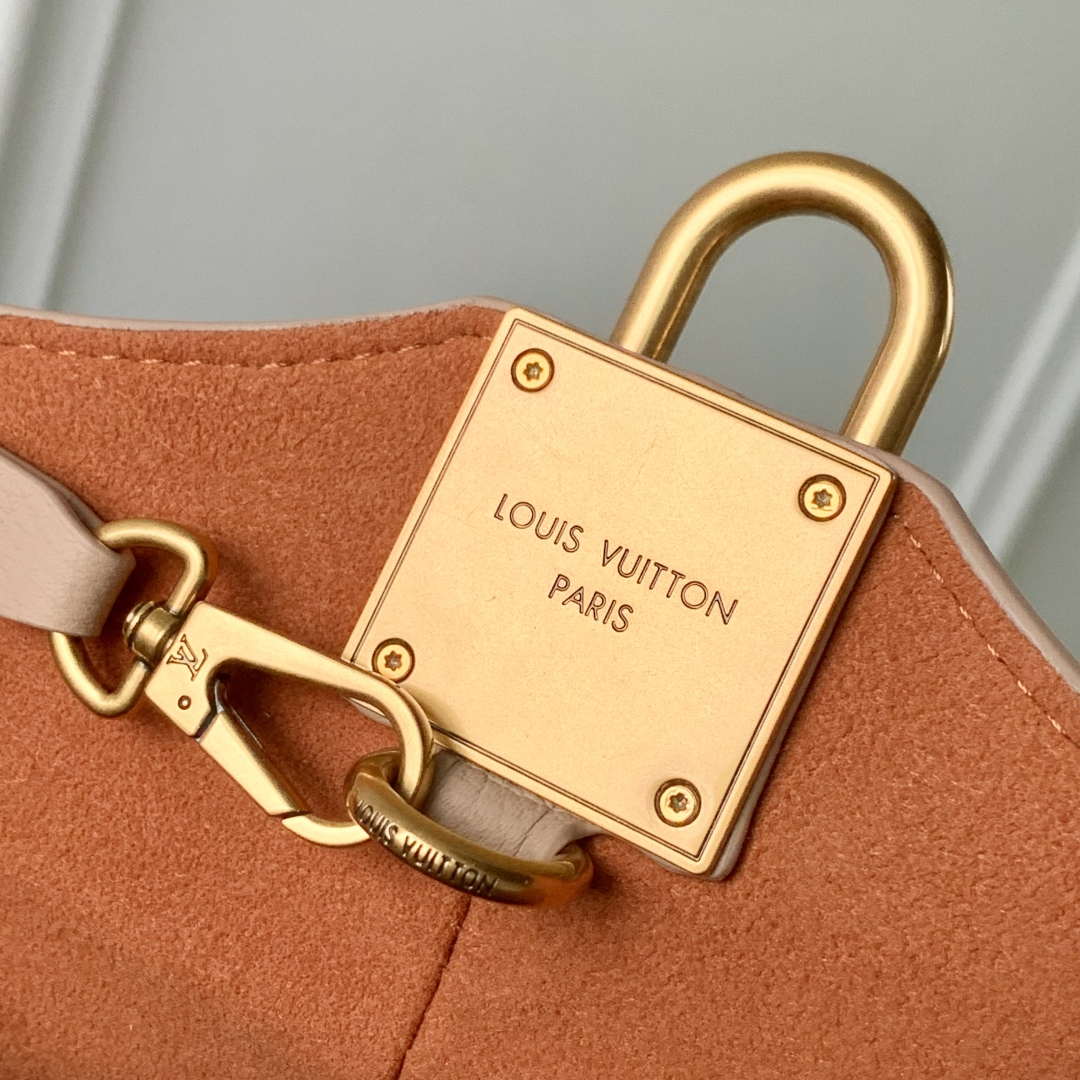 LV M14265 Louis Vuitton Low Key Hobo PM Bag Walnut - Image 5
