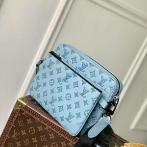 LV M14781 Louis Vuitton Trio Messenger Bag Sky Blue