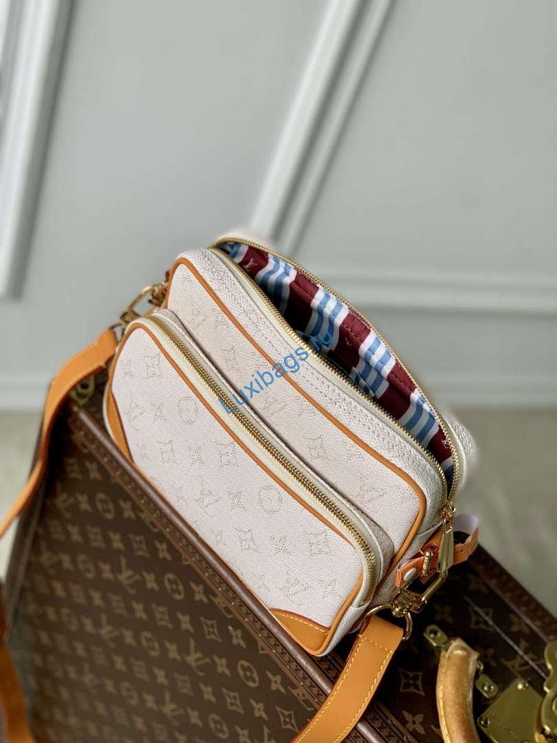 LV M14682 Louis Vuitton Nil Cross-body Bag Off-White - Image 8