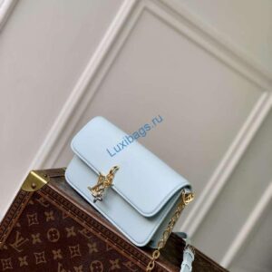 LV M14547 Louis Vuitton Wallet On Chain LV Bloom Bag Azure Blue