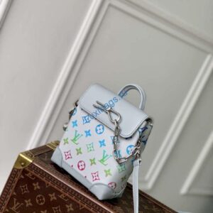 LV M13905 Louis Vuitton Nano Steamer Bag Gray Gradient