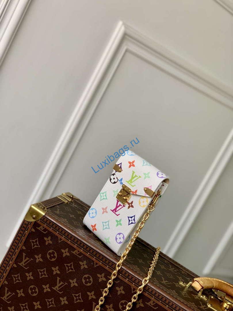LV M14098 Louis Vuitton LV X TM Phone Pouch Métis White