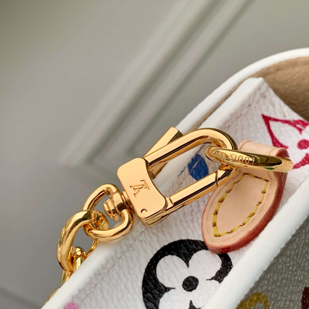 LV M14098 Louis Vuitton LV X TM Phone Pouch Métis White - Image 5
