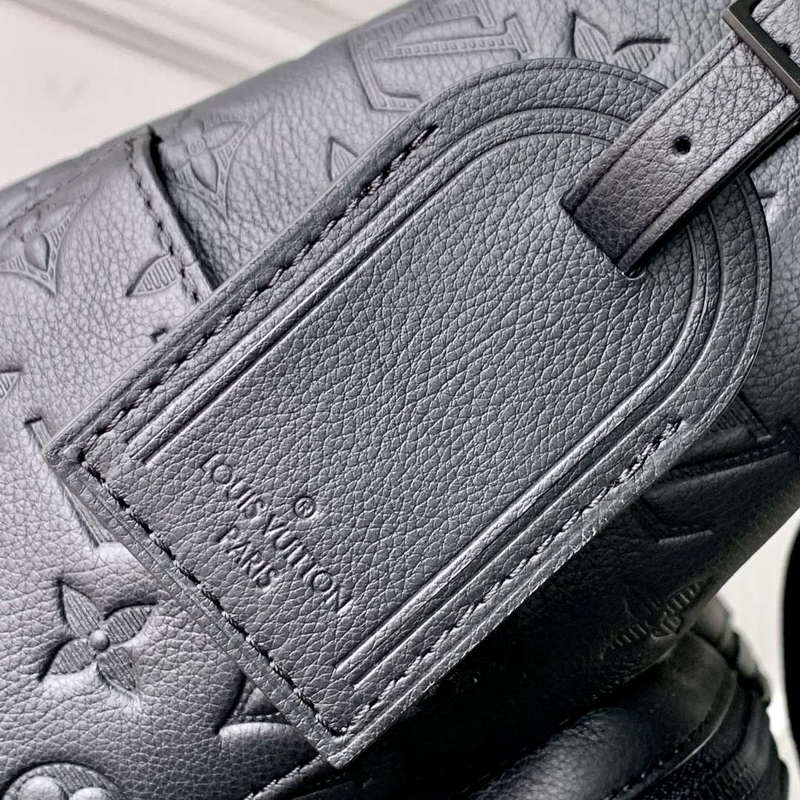LV M14778 Louis Vuitton Hobo Cargo Bag Black - Image 4