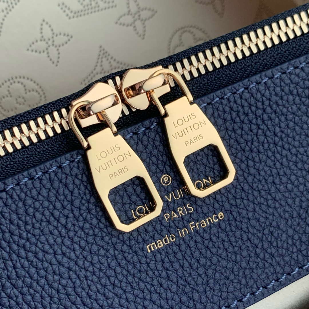 LV M14316 Louis Vuitton Bella Tote Bag Navy Blue - Image 5