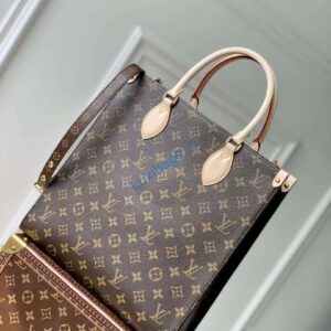 LV M46263 Louis Vuitton Sac Plat PM Tote Bag Monogram