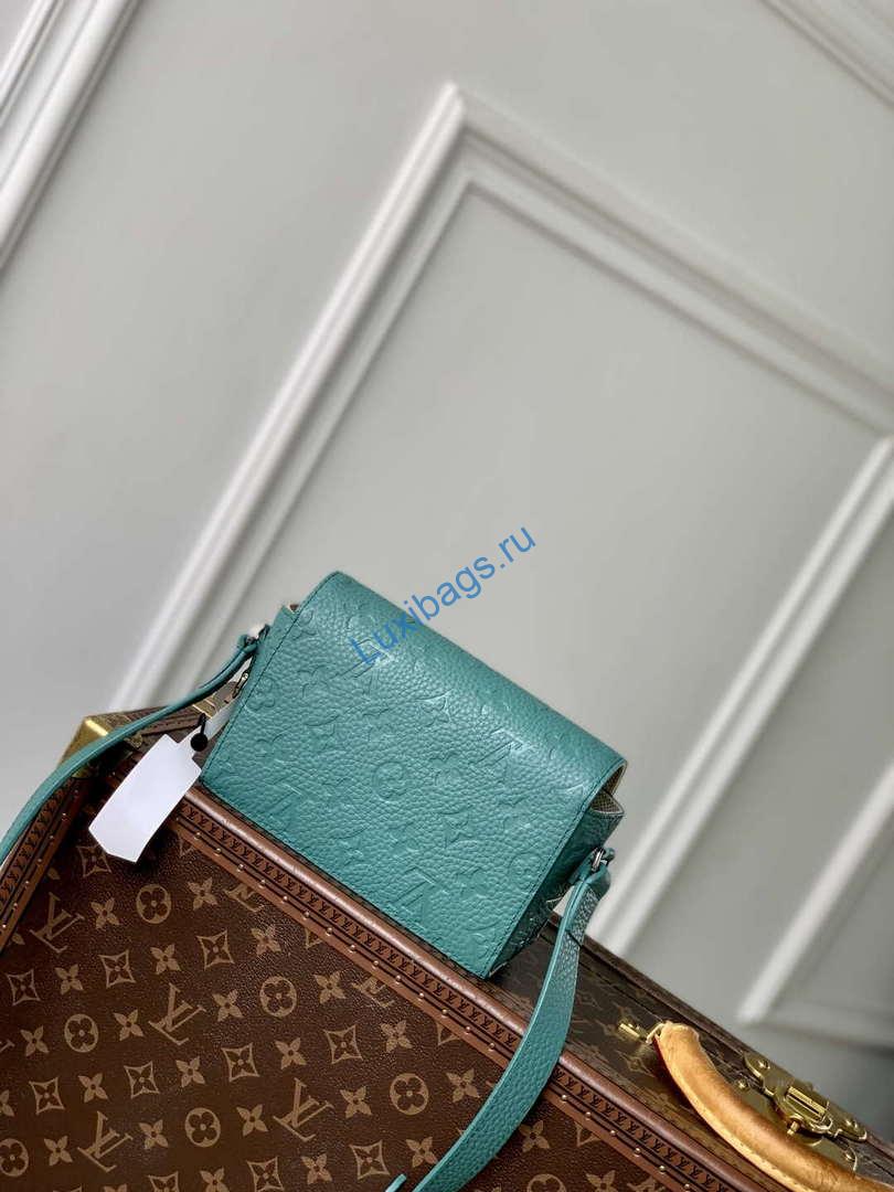 LV M13889 Louis Vuitton Steamer Wearable Wallet Misty Lake Green - Image 2