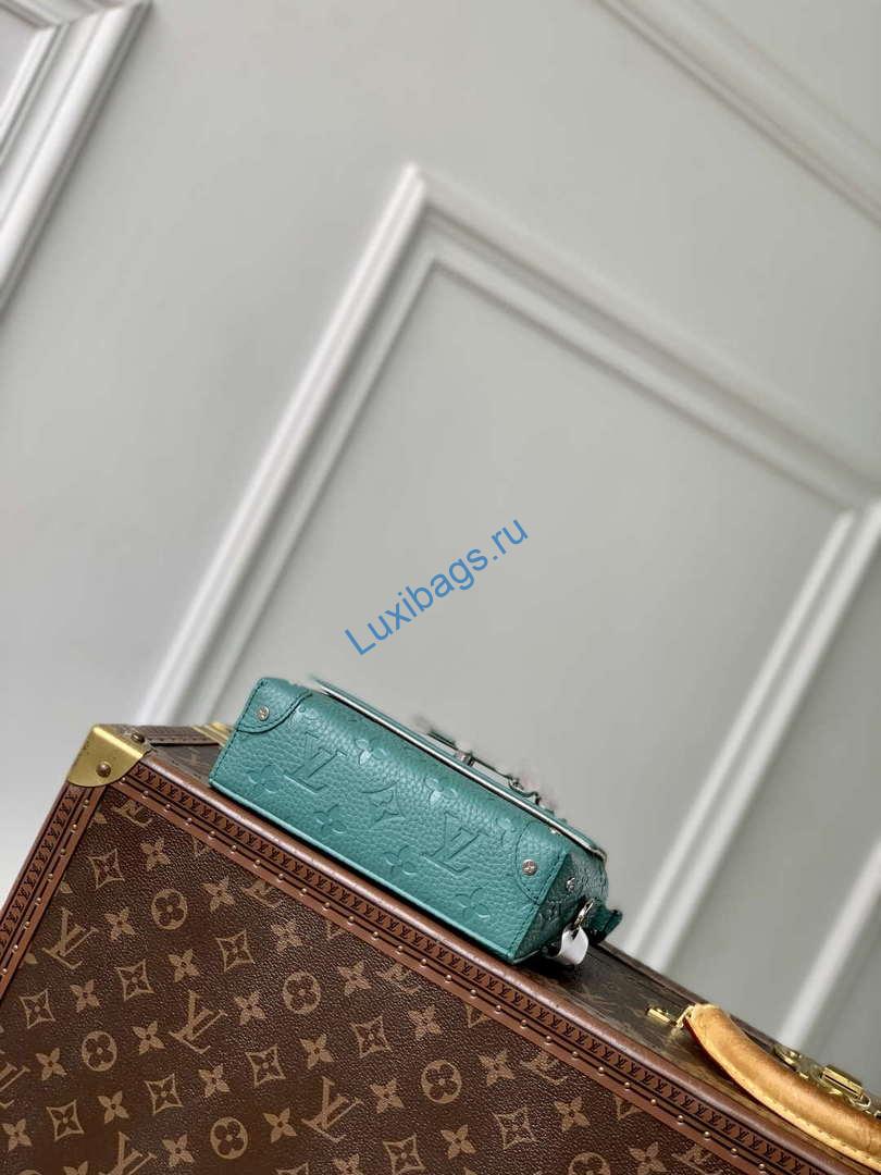 LV M13889 Louis Vuitton Steamer Wearable Wallet Misty Lake Green - Image 3