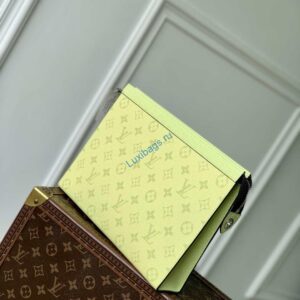 LV M14011 Louis Vuitton Pochette Voyage MM Bag Lemon Green