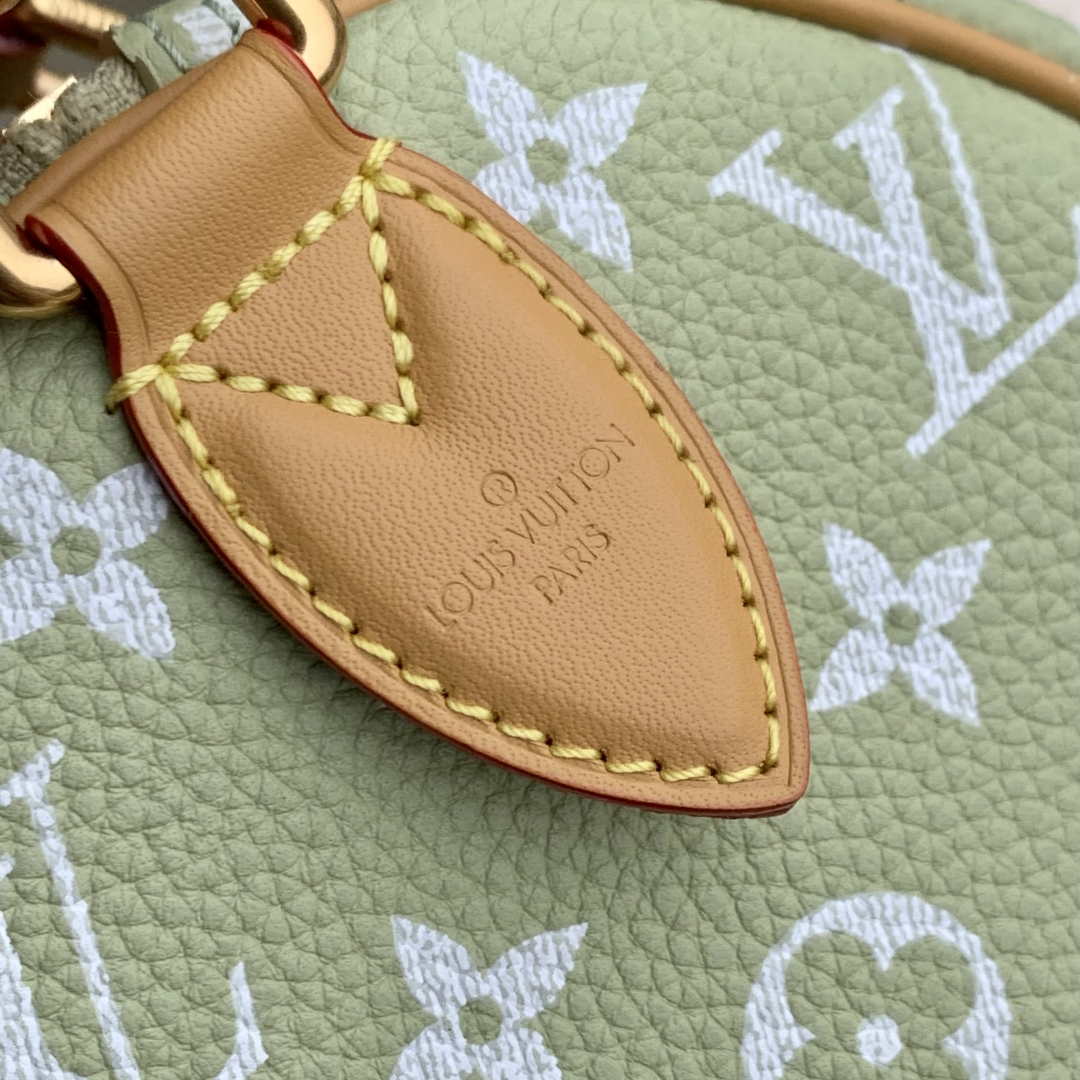 LV M24443 Louis Vuitton Speedy P9 Bandoulière 25 Bag Fruit Green Leather - Image 6