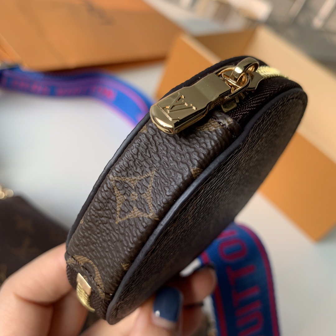LV M44813 Louis Vuitton M44840 Multi Pochette M44990 Blue - Image 4