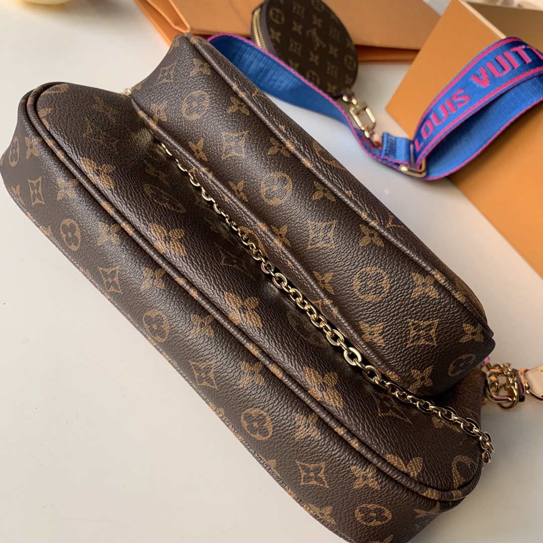 LV M44813 Louis Vuitton M44840 Multi Pochette M44990 Blue - Image 5