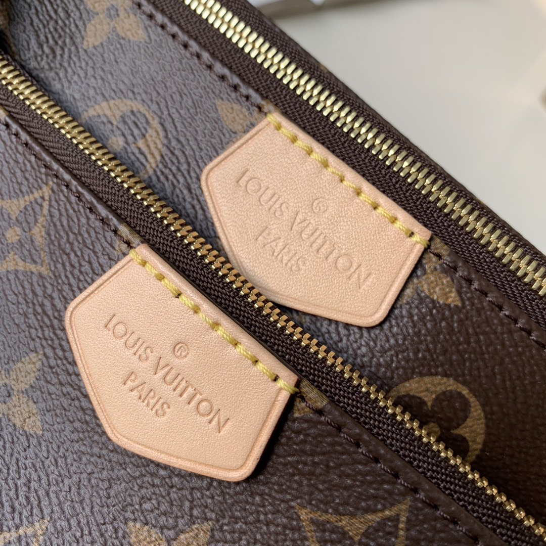 LV M44813 Louis Vuitton M44823 Multi Pochette Accessoires Bag Light Green - Image 6