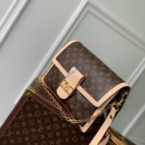 LV M47149 Louis Vuitton Dauphine Soft GM Monogram Canvas Bag