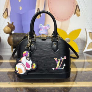 LV M13670 Louis Vuitton LV X TM Alma BB Handbag Black