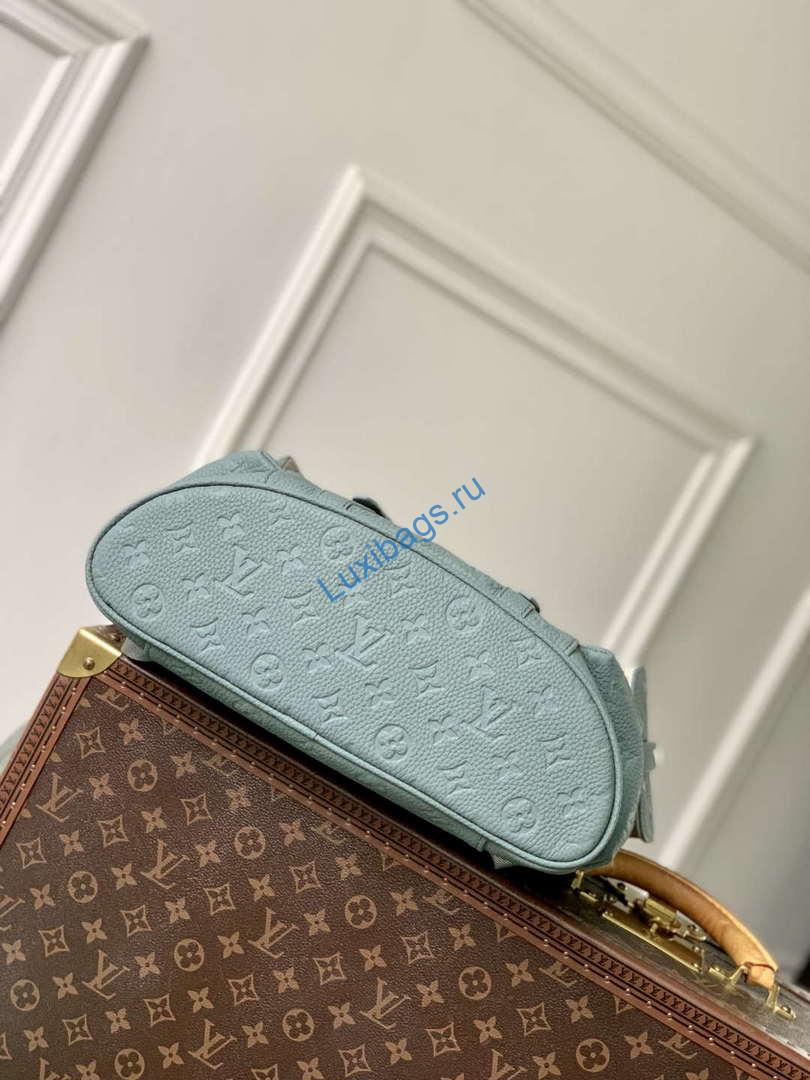 LV M13863 Louis Vuitton Christopher MM Backpack Misty Lake Green - Image 3