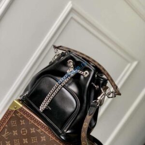 LV M14377 Louis Vuitton No Way Vibe Handbag Black