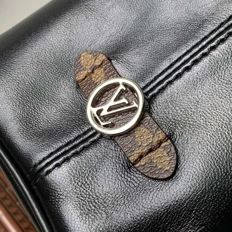 LV M14377 Louis Vuitton No Way Vibe Handbag Black - Image 5
