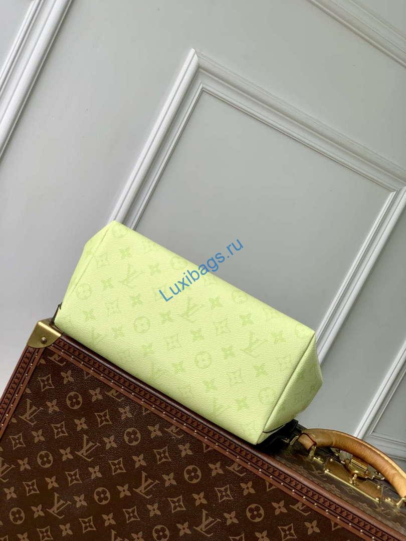 LV M14076 Louis Vuitton Discovery Slim Backpack Lemon Yellow - Image 2