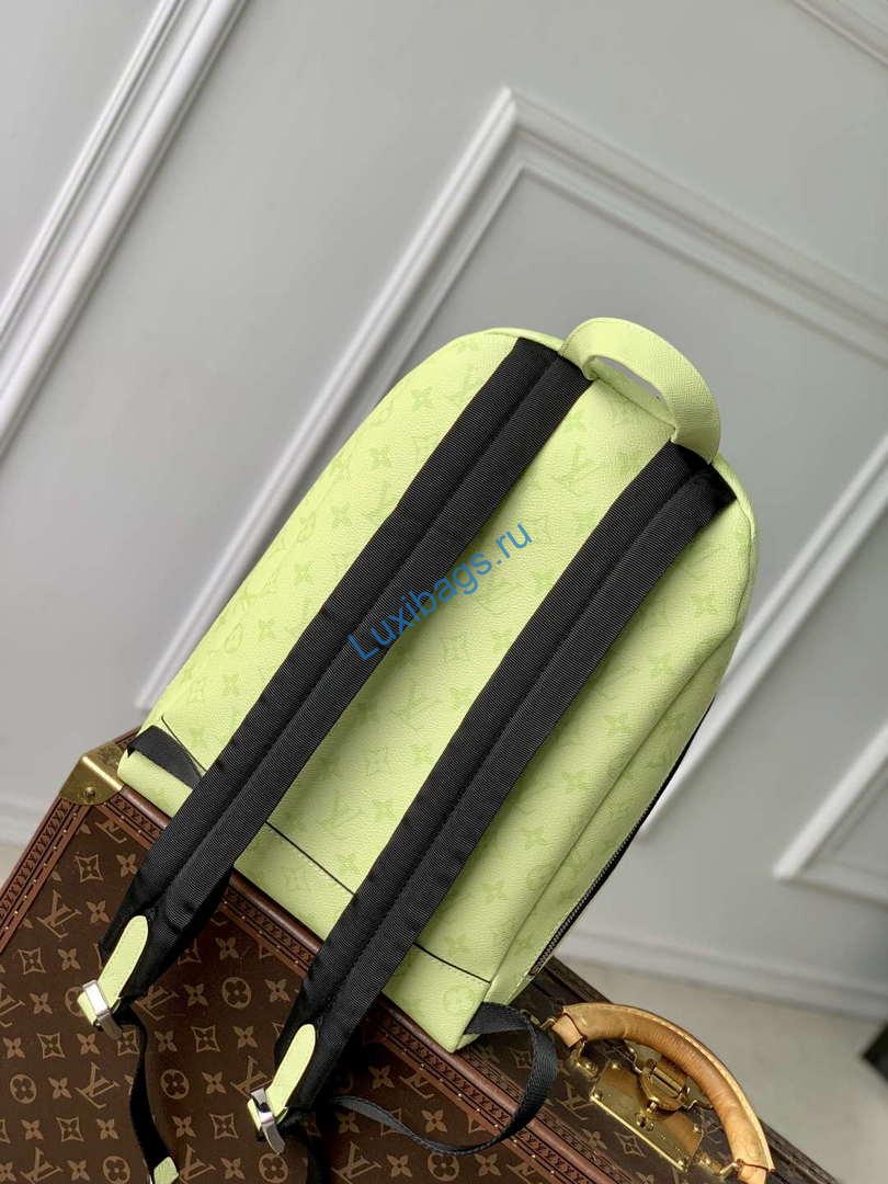 LV M14076 Louis Vuitton Discovery Slim Backpack Lemon Yellow - Image 3