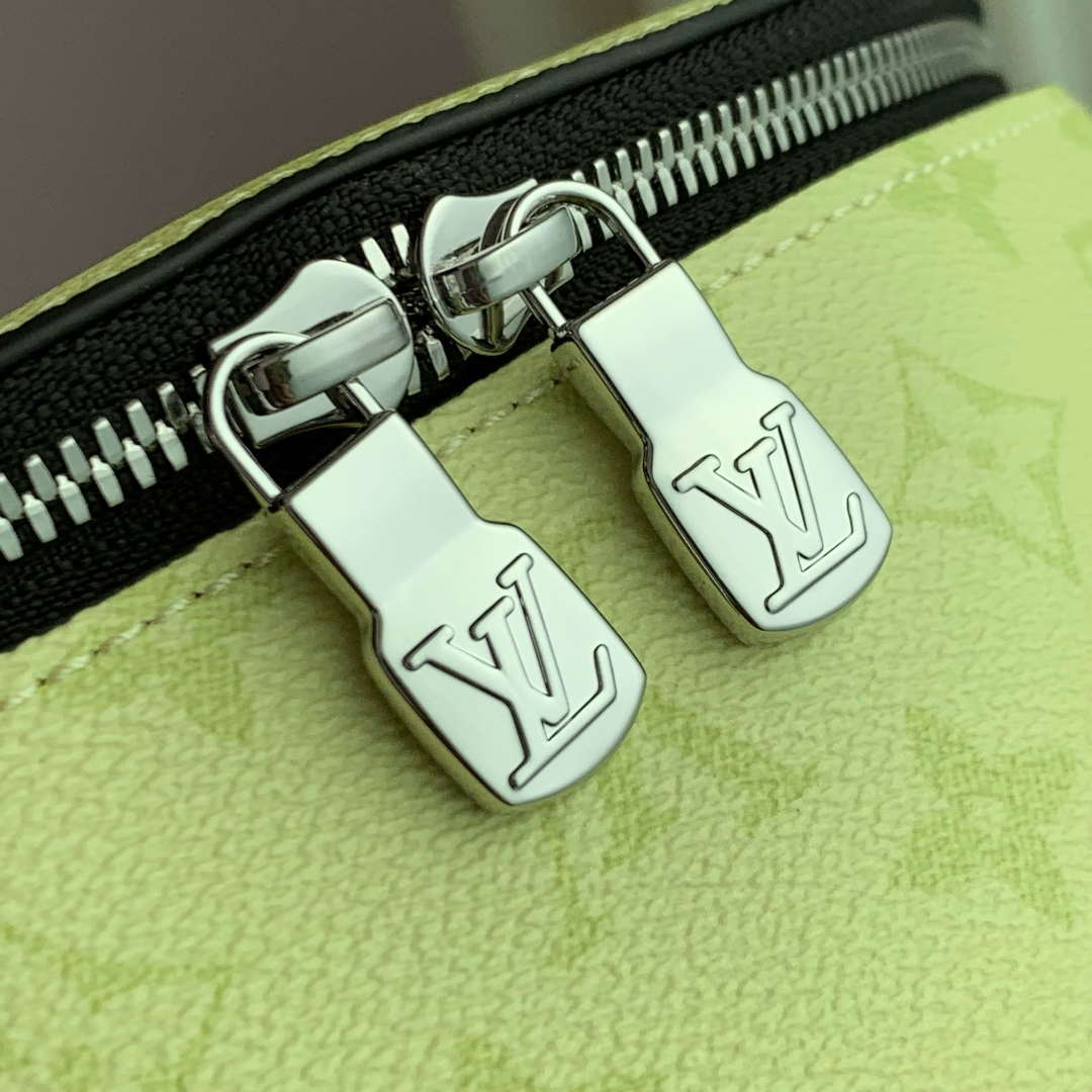 LV M14076 Louis Vuitton Discovery Slim Backpack Lemon Yellow - Image 4